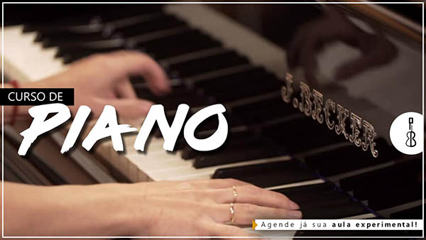 Curso de Piano da Blackbird Escola de Música & Arte